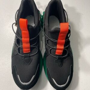 Vortex Spartan Trend  33Y  running Shoes Size 40 Green-and Orange Sneakers SB-Y
